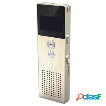Remax RP1 OLED Digital Voice Recorder - 8GB - Gold