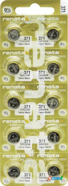 Renata 371.MP-E Batteria a bottone 371 Ossido dargento 40