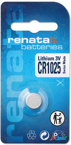 Renata CR1025 Batteria a bottone CR 1025 Litio 30 mAh 3 V 1