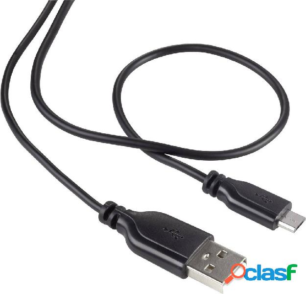 Renkforce Cavo USB USB 2.0 Spina USB-A, Spina USB-Micro-B