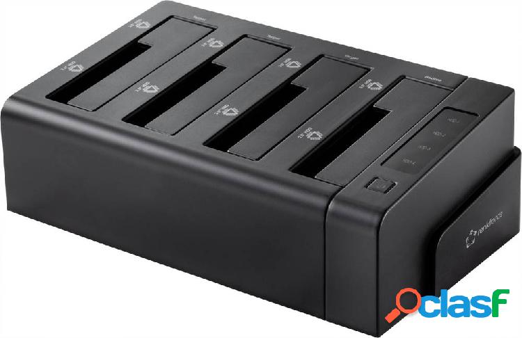 Renkforce USB 3.2 (Gen 1x1) 4 Porte Duplicatore per hard