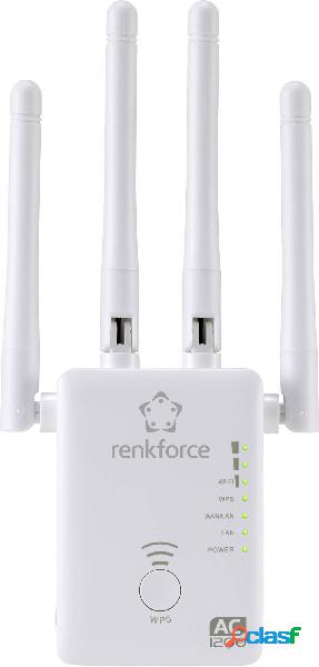 Renkforce WS-WN575A3 Dual Band AC1200 Ripetitore WLAN 2.4