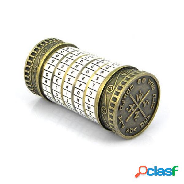 Retro Da Vinci Code Locker 5 cifre Cryptex San Valentino