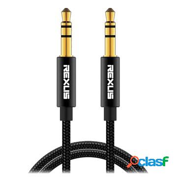 Rexus Universal 3.5mm AUX Audio Cable - 10m - Black
