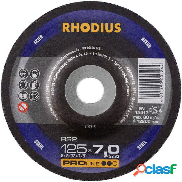 Rhodius 200253 RS2 Disco di sgrossatura con centro depresso