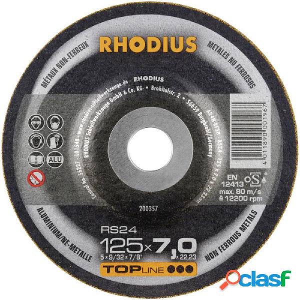 Rhodius 200349 RS24 Disco di sgrossatura con centro depresso