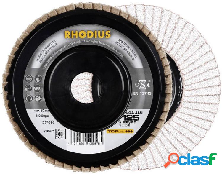 Rhodius 210476 Mola LGA ALLUMINIO disco 125 x 22,23 - P60