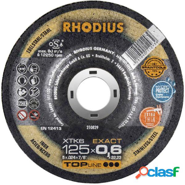 Rhodius XTK6 EXACT 210828 Disco da taglio con centro