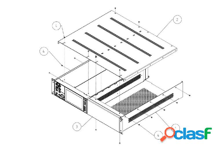 Rohde & Schwarz 3638.7813.02 HZN96 Kit da incasso da 19 2U 1