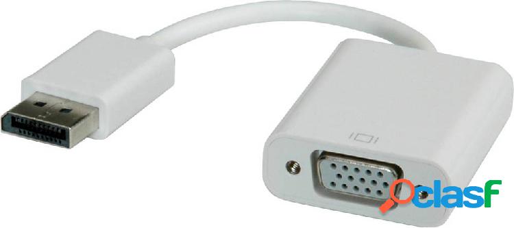 Roline DisplayPort / VGA Cavo adattatore Spina DisplayPort,