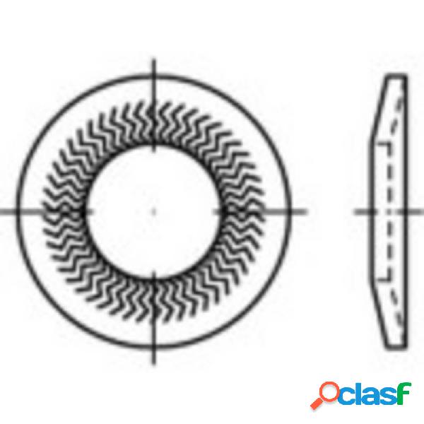 Rondelle di arresto 8 mm 18.2 mm Acciaio armonico zincato