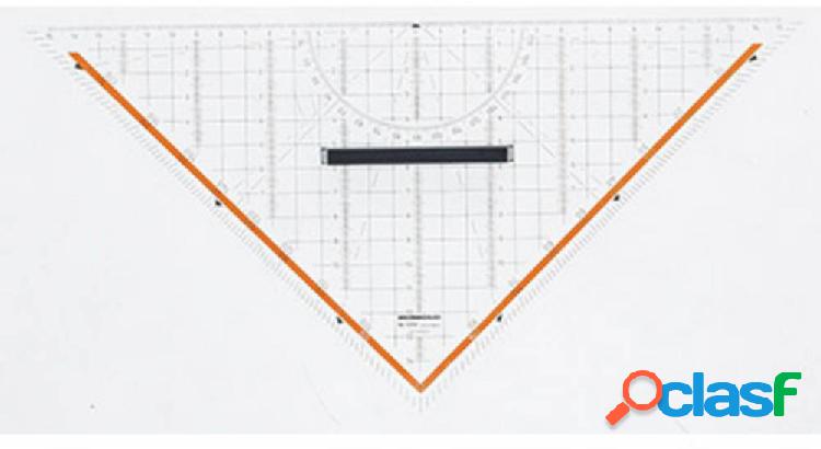 Rumold Squadra da disegno tecnico 1058 Trasparente Lunghezza