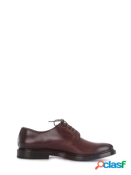 SANTONI STRINGATE UOMO MCOR16317JG3IOLCT50 PELLE MARRONE