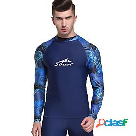SBART Mens Rash Guard Sun Shirt Elastane Stretchy UV Sun