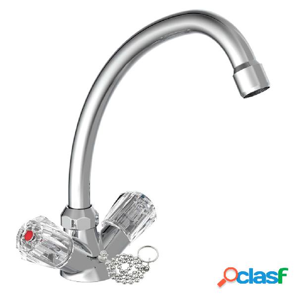 SCHÜTTE Miscelatore Lavabo a 2 Maniglie BRILLANT Cromo