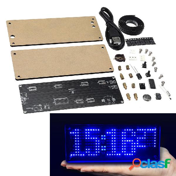 SMD LED Kit di produzione di orologi digitali a matrice di