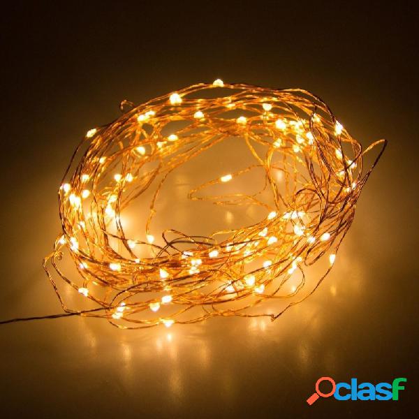 STRISCIA 3 METRI STRIP LED BOBINA FLESSIBILE A BATTERIE FILO