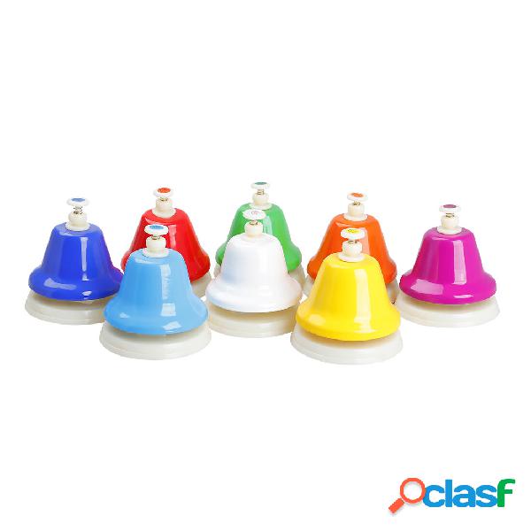 SY-67 Orff Instruments Colorful Set di campanelli a campana