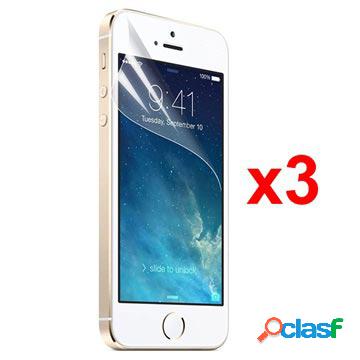 Salvaschermo Xqisit per iPhone 5 / 5S / SE - 3 Pezzi