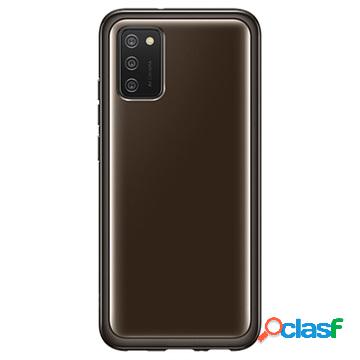 Samsung Galaxy A02s Soft Clear Cover EF-QA026TBEGEU - Nera