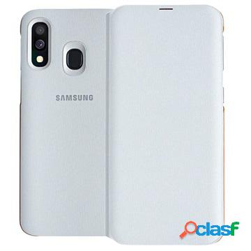 Samsung Galaxy A40 Wallet Cover EF-WA405PWEGWW - Bianca