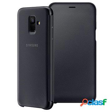 Samsung Galaxy A6 (2018) Wallet Cover EF-WA600CBEGWW - Nero