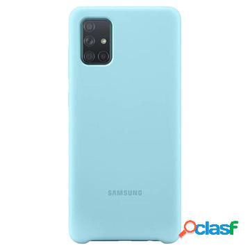 Samsung Galaxy A71 Silicone Cover EF-PA715TLEGEU - Blu