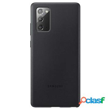 Samsung Galaxy Note20 Leather Cover EF-VN980LBEGEU - Black