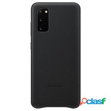 Samsung Galaxy S20 Leather Cover EF-VG980LBEGEU (Open Box -