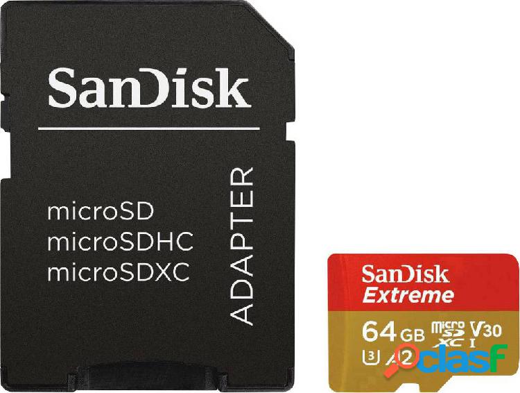 SanDisk Extreme® Action Cam Scheda microSDXC 64 GB Class
