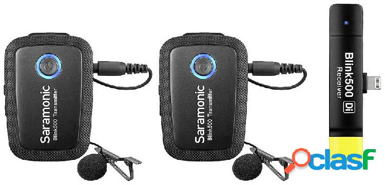 Saramonic Blink 500 B4 a clip Lavalier Kit microfono senza