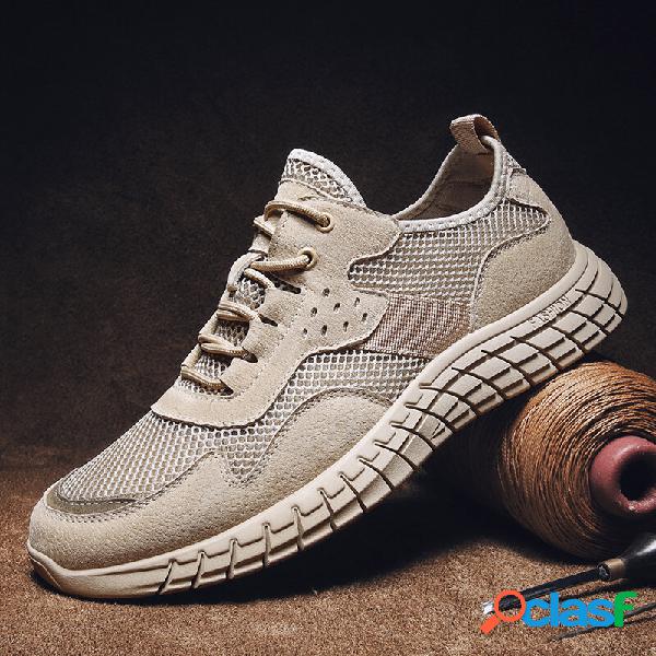 Scarpe casual sportive traspiranti antiscivolo con cuciture