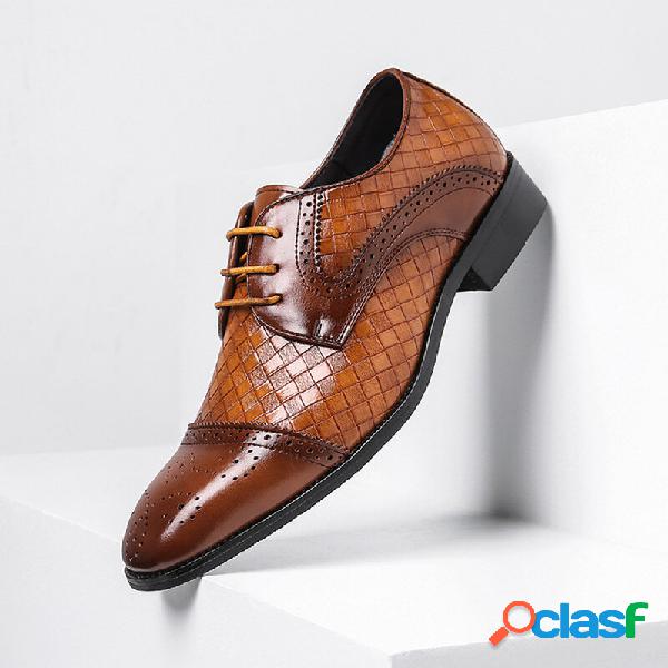 Scarpe derby da uomo con lacci e scarpe stringate da uomo