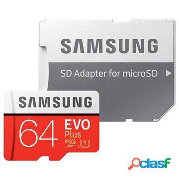 Scheda di Memoria MicroSDXC Samsung Evo Plus MB-MC64GA/EU -