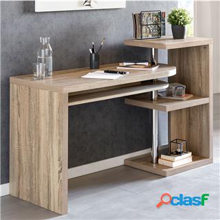 Scrivania di Design DANUBIO, 145x50x94cm, con Scaffale,