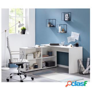 Scrivania di Design GIULIA, Regolabile, Legno, 75x130x60cm,