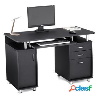 Scrivania di Design MIKE, 121x60x76cm, Funzionale, in Legno,