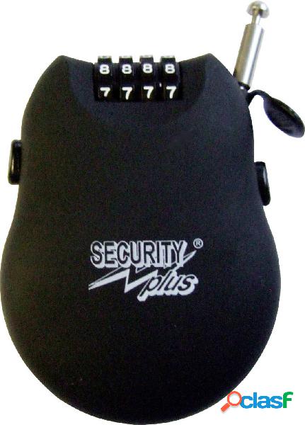 Security Plus RB76-2 Lucchetto a cavo Nero Lucchetto a
