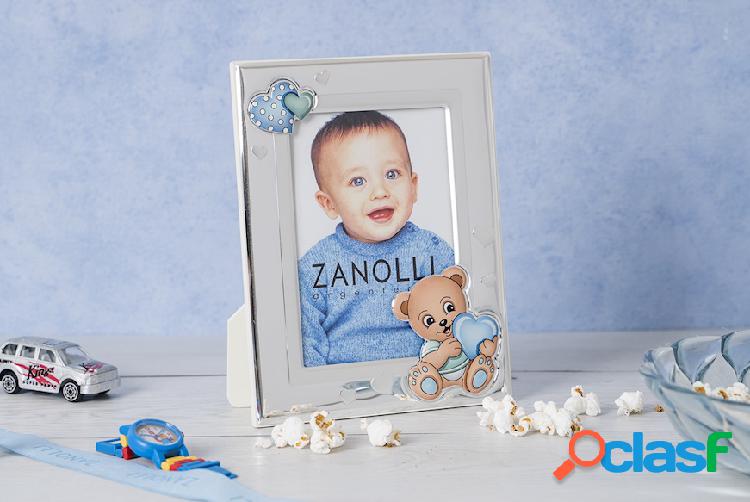 Selezione Zanolli Cornice argento bilaminato orsetto con