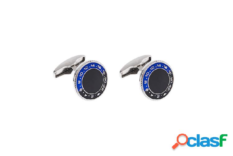 Selezione Zanolli Gemelli argento con ghiera blu e nera