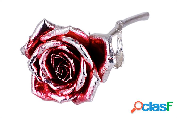 Selezione Zanolli Rosa smalto madreperla rosso argento rosso