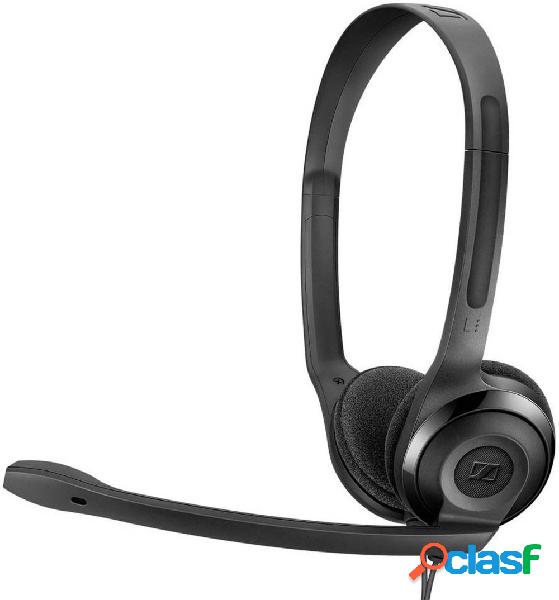 Sennheiser PC 5 Chat Computer Cuffie On Ear via cavo Nero