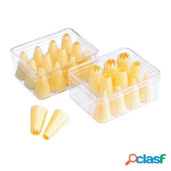 Set 12 Bocchette Assortite Mm 10/20 PP, peso 0,18 kg
