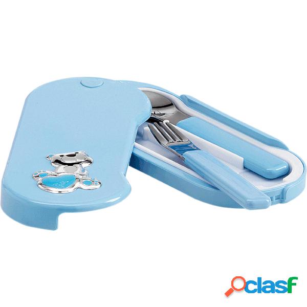 Set Pappa per bambini PAPPA orsetto azzurro + DI 18 MESI