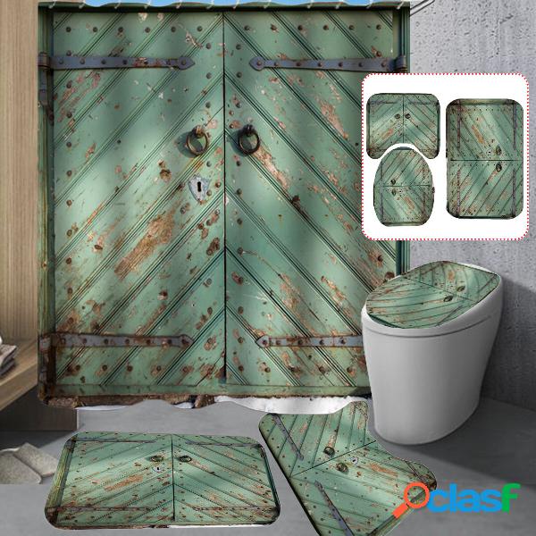 Set di tappetini antiscivolo per porta doccia da bagno
