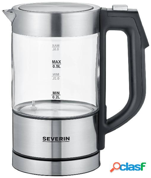 Severin WK 3458 Bollitore senza filo, Senza BPA acciaio