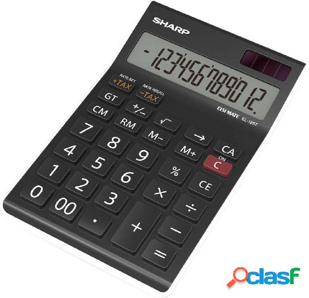 Sharp EL-125T Calcolatrice da tavolo Nero Display (cifre):