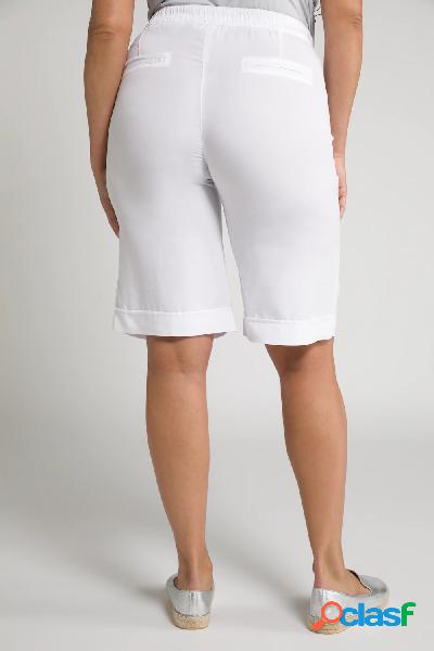 Shorts in lyocell con taglio della gamba ampio e dritto e