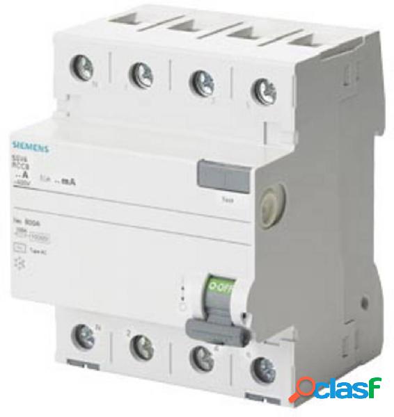Siemens 5SV46470KL 5SV4647-0KL Interruttore differenziale 80