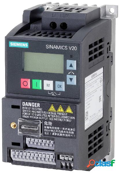 Siemens Convertitore di frequenza 6SL3210-5BB12-5UV1 0.25 kW